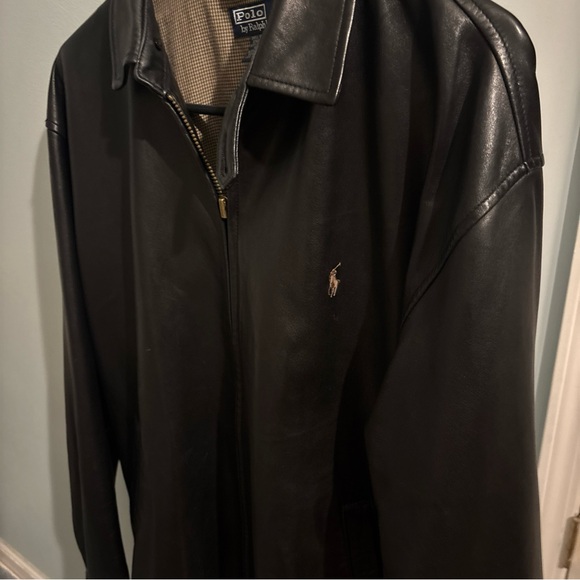 ジャケット・アウター 90s polo by ralph lauren leather jacket Vintage 90s Polo Ralph Lauren Genuine Soft Leather Driving
